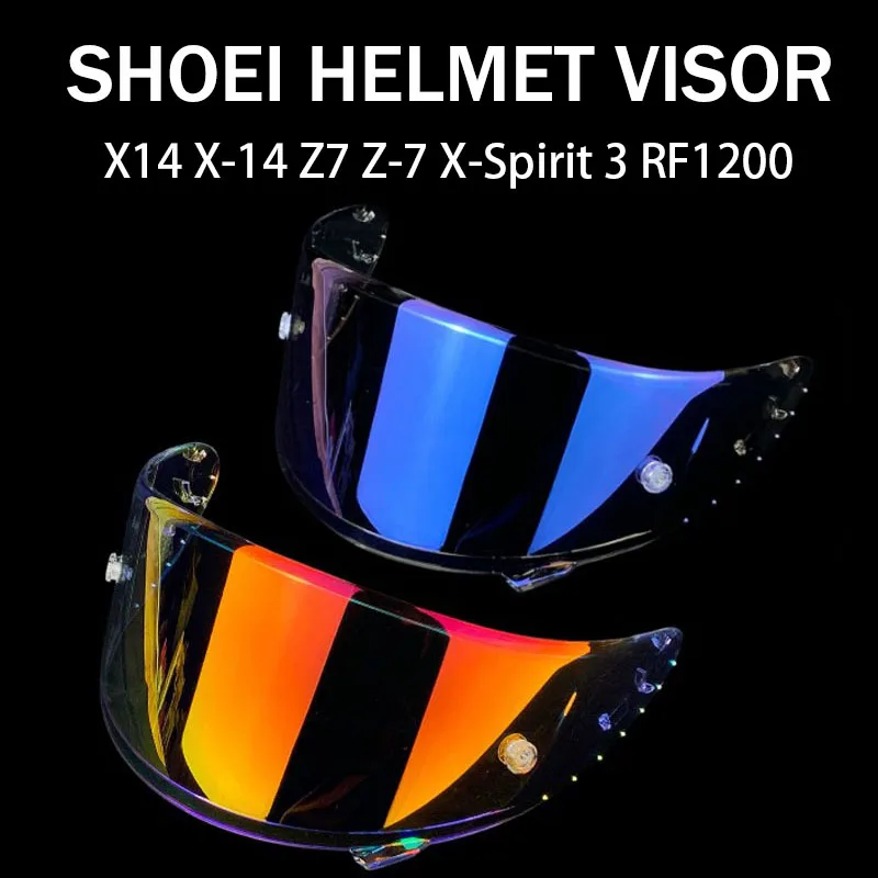 Motorcycle Helmet Visor for SHOEI X14 Z7 CWR1 RF1200 Xspirit NXR Helmet Shield Lens Casco Moto Accessories Face Shield Sunshield