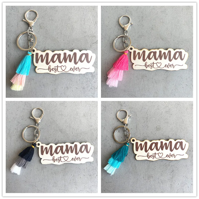 

Праздничный день матери гравировка лучшая любовь мама деревянная панель с хлопковой нитью Фотоэлементы для женщин богемный стиль