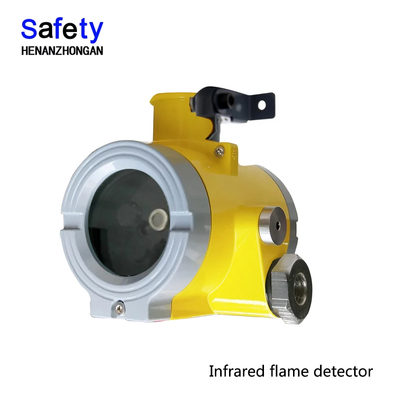 flameproof point-type double-infrared-sensor flame detector price, fixed flame a-l-a-r-m monitor enlarge