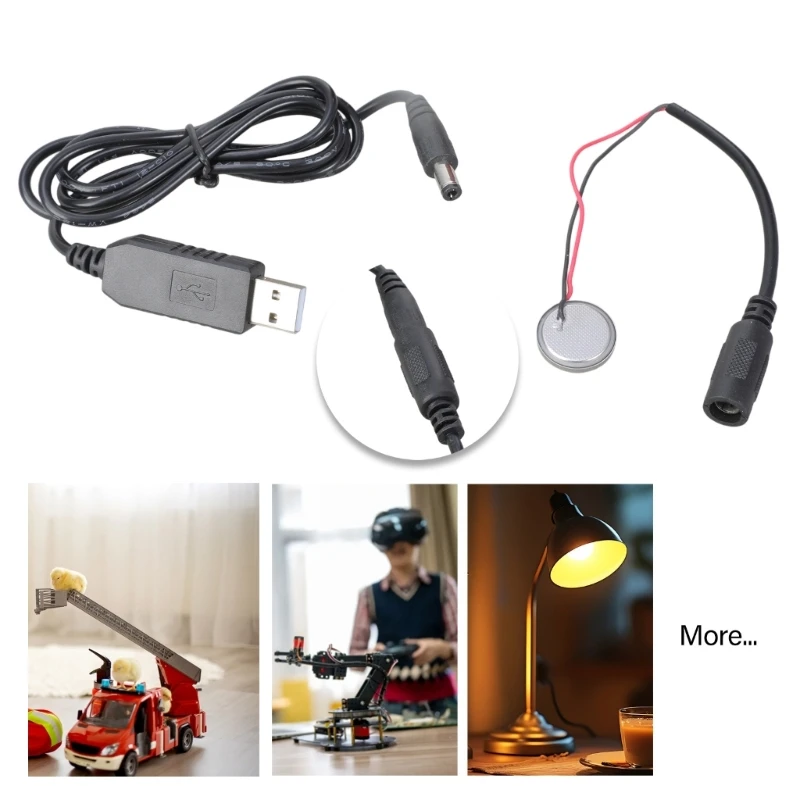 B03F USB Power CR2032 Замена виртуальная батарея для ключевых калькуляторов Удаленная игрушка (art.: 3920d03e77beb) - 3920d03e77beb