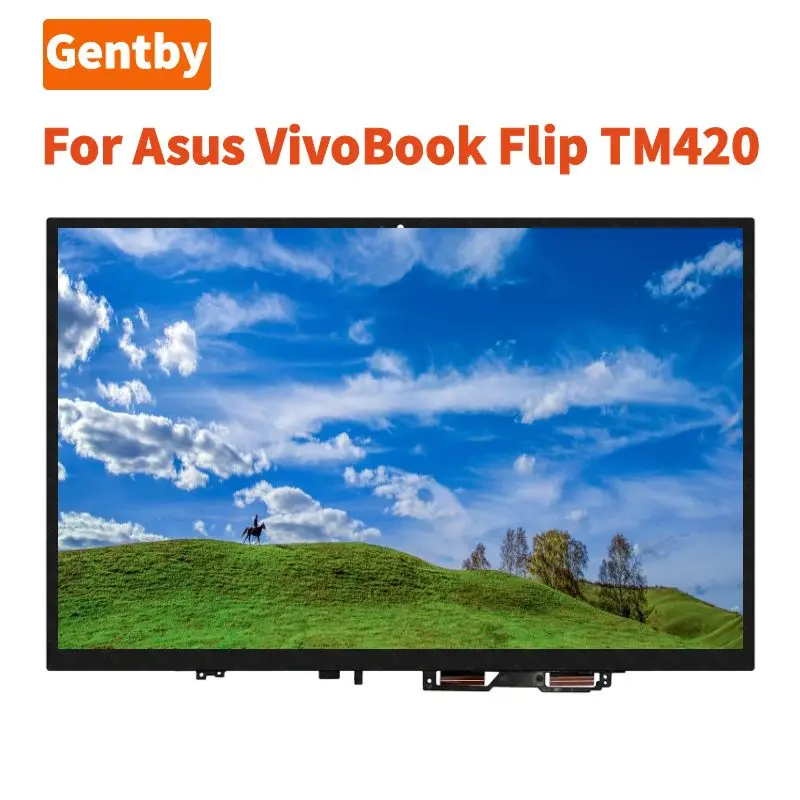 Новый 14-дюймовый сенсорный дигитайзер для Asus VivoBook Flip 14 TM420 TP420 с рамкой 1920x1080 IPS