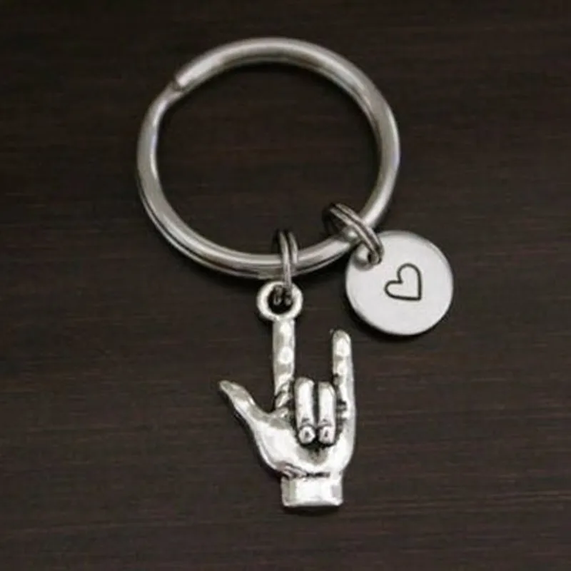 Брелок для ключей с надписью Я люблю тебя | Украшения и аксессуары