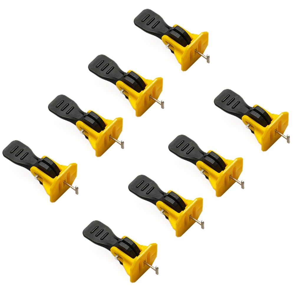 50pcs Floor Tile Leveling System Clips Leveler Adjuster Tile Laying Fixing Flat Ceramic Wall Construction Tools