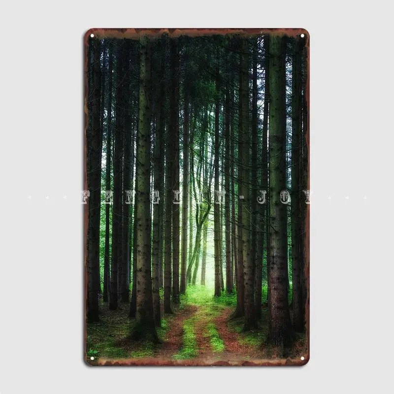 

Forest Metal Sign Personalized Club Bar Wall Cave Wall Decor Tin Sign Posters
