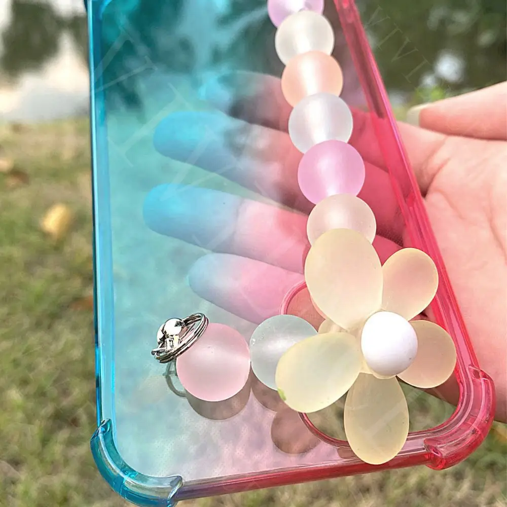 

For OPPO Realme 9 Pro Plus Find X5 Lite 9i 8i Reno7 7SE 7Z K9S GT2 Pro Flower Star Heart wristband Strap Cover Fashion Funda