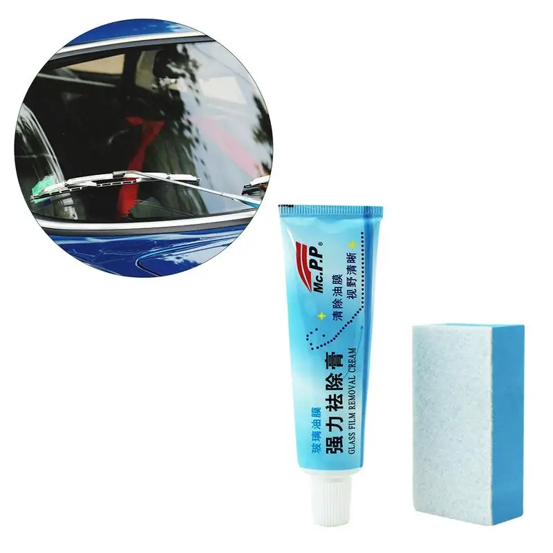 

Auto Car Glass Polishing Degreaser Cleaner Oil Film Clean Polish Paste For Bathroom Window Glass Windshield Windscreen Detergent