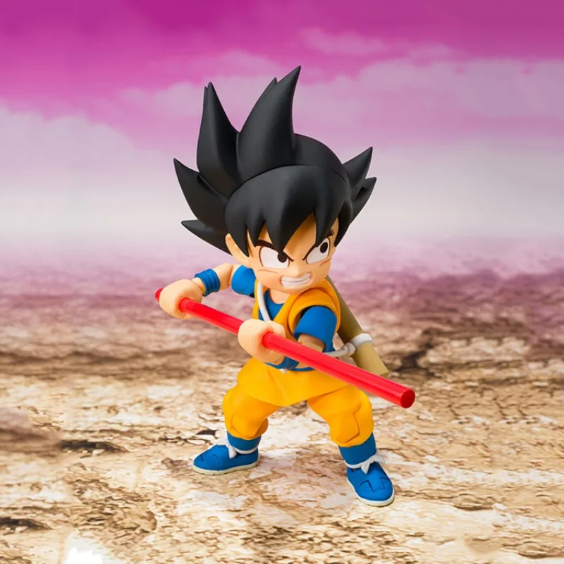 Bandai оригинальный аниме Dragon Ball Daima Son Goku Kakarotto S.H.Figuarts Mini 7 см Коллекционная модель