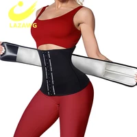 lazawg waist trainer belt neoprene sweat shapewear body shaper women slimming sheath belly shaper wrap workout trimmer corset