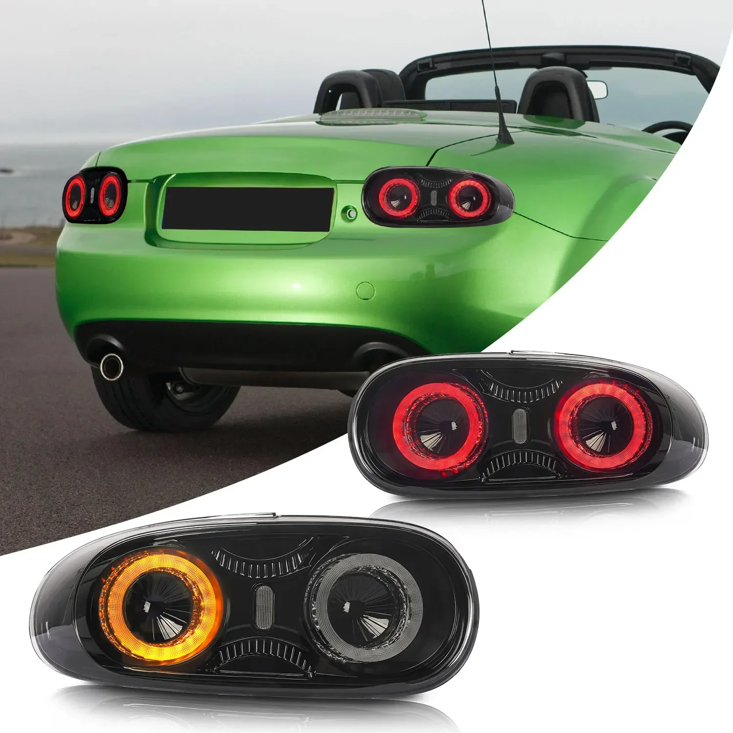 Архаичные задние фонари для MX-5 MX5 NC2 2009-2015 Светодиодные 3-го поколения Miata Roadster Coupe