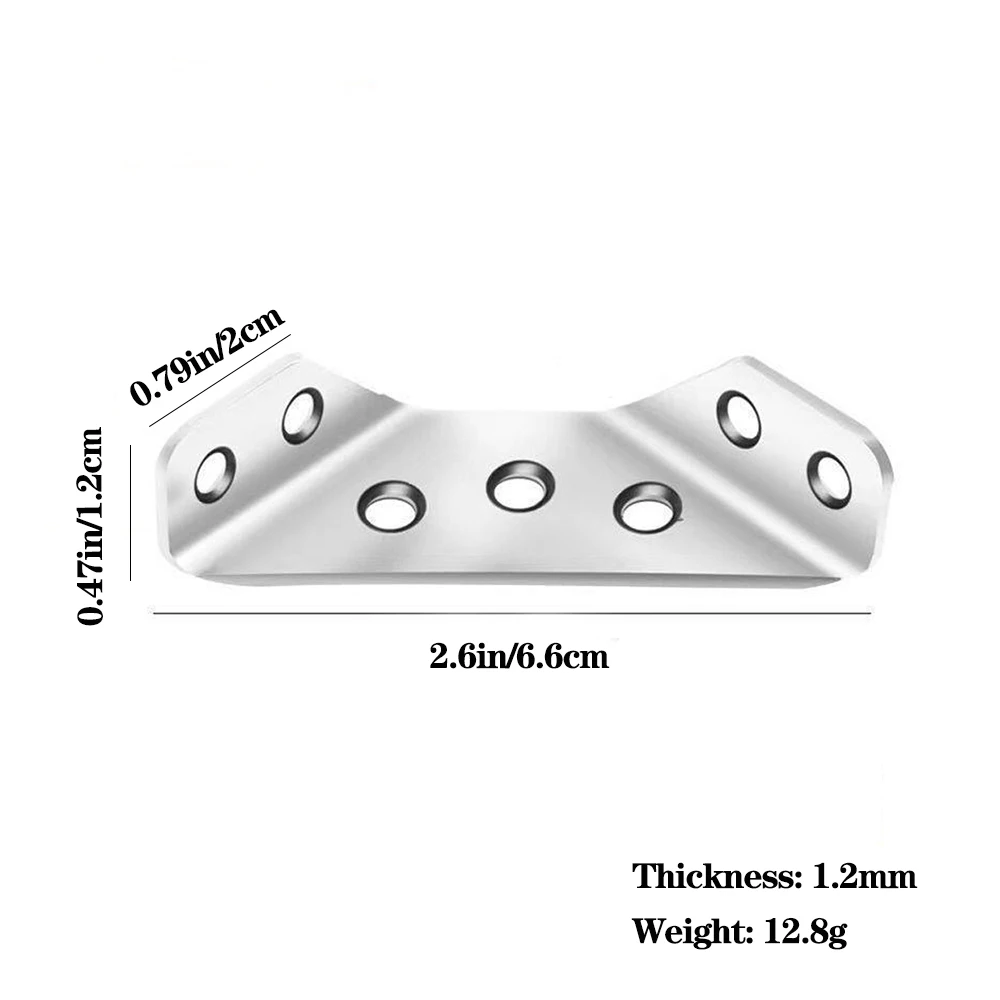 Утолщенный угловой кронштейн из нержавеющей стали трехсторонняя фиксированная