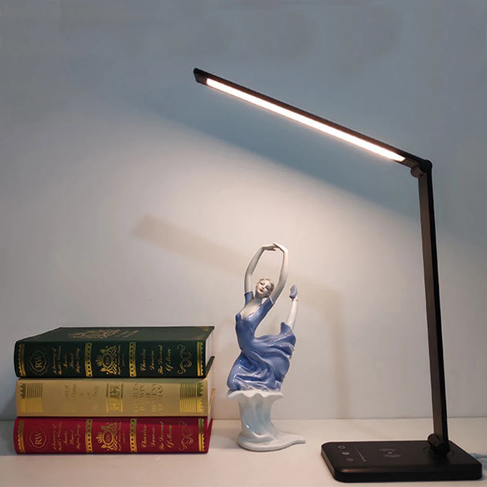 

Folding Led Desk Lamps Eye-Protection USB Table Lamp 5 Dimmable Level Touch Night Light For Office Bedroom Bedside Reading Study