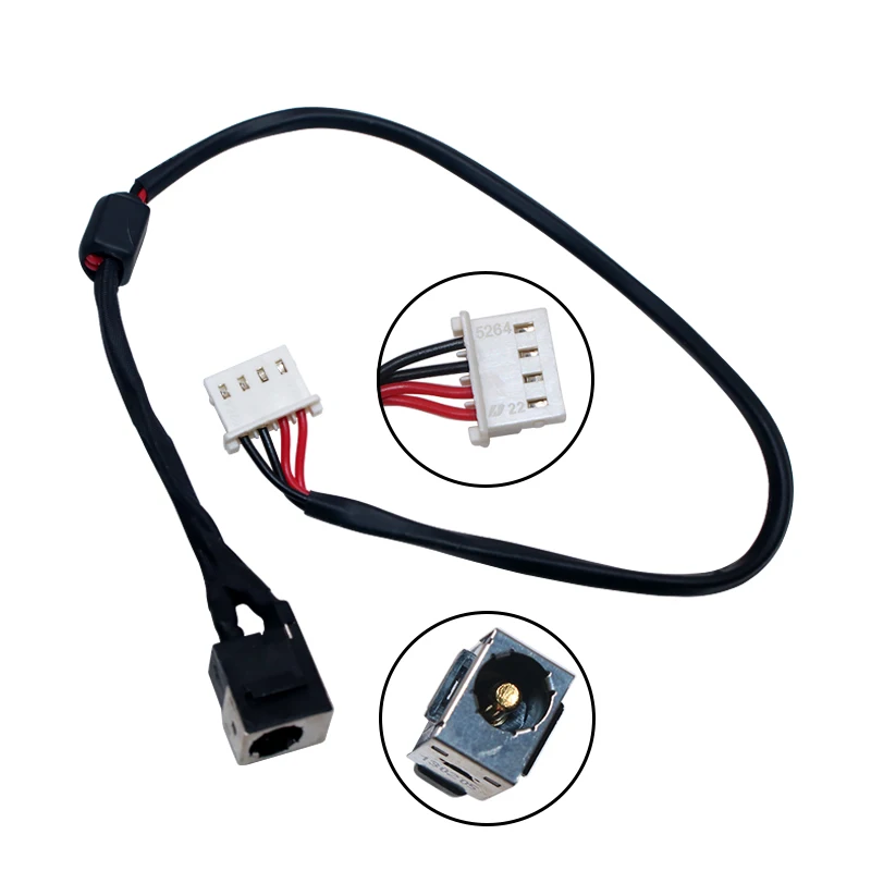 

new DC Jack Connector For Toshiba Satellite T130 T135 T135D DC Power Jack Socket Plug Cable