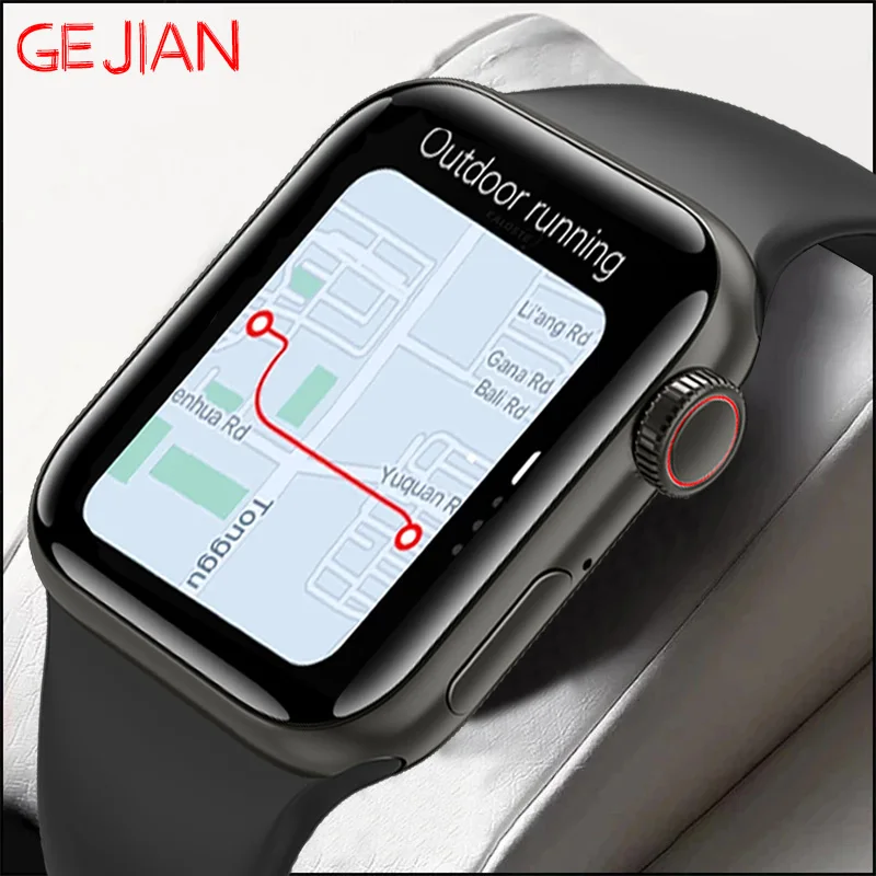 

2022 NFC Smart Watch Series 7 Siri Men Custom Dial Call Sport GPS Track Watches Women Heart Rate Smartwatch For Apple Watch