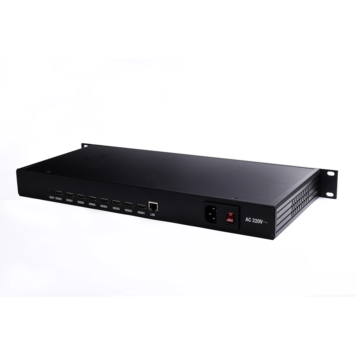 Фото 1U 8-канальный энкодер h.264 h.265 HDMI Video Encoder HTTP RTSP RTMP UDP SRT ONVIF для IPTV, NVR или веб-кастинга №3
