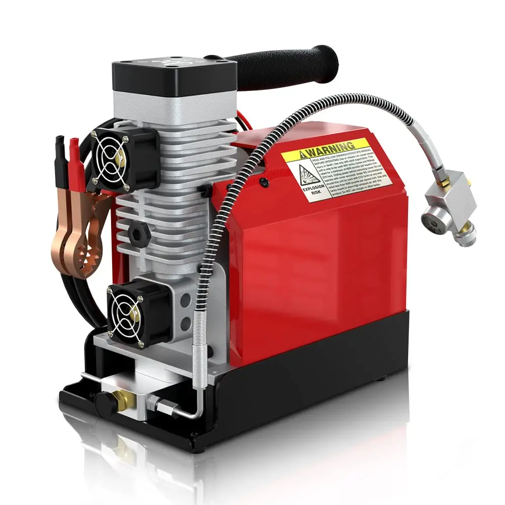 4500psi/30mpa Oil-free Powered By Car 12v Dc Or Home 220v/110v Ac With Adapter For Tank