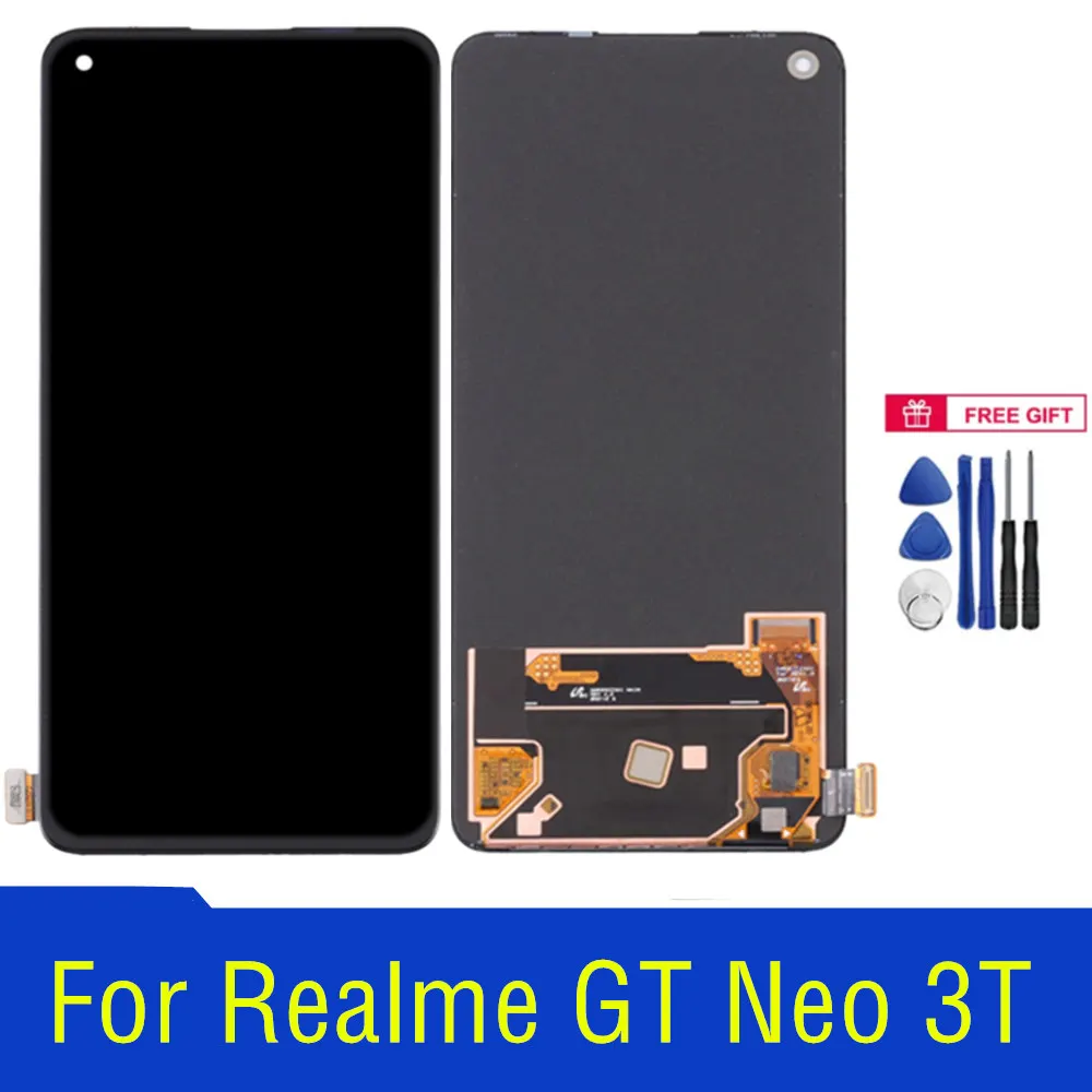 

6.62" AMOLED & TFT lcd For Realme GT Neo 3T RMX3372 LCD Display Screen Touch Panel Digitizer For GT Neo3T RMX3371 LCD