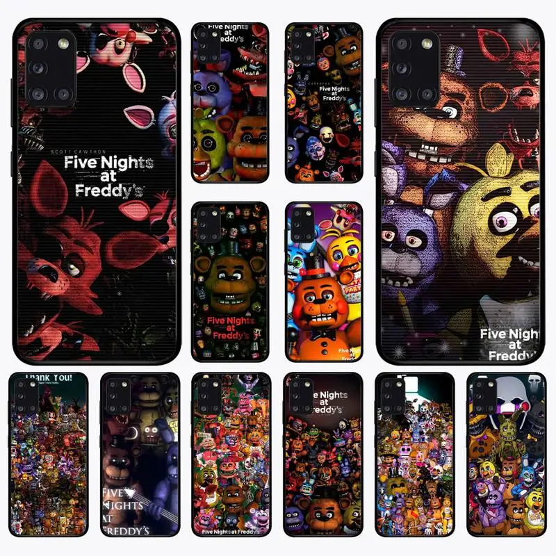 

MINISO FIVE NIGHTS AT FREDDY'S Phone Case for Samsung A51 01 50 71 21S 70 10 31 40 30 20E 11 A7 2018