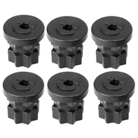 6pc ram mount track mounting base track gear adapter kayak track mount for kayak boat canoe fishing rod accessories