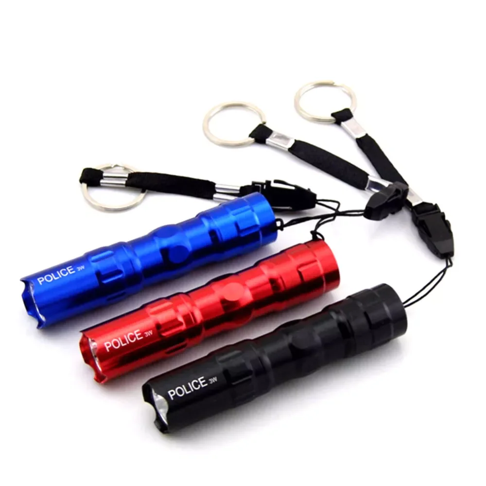 

NEW2022 Mini high power Protable led flashlight flash torch light lamp waterproof AA battery pocket keychain laterna for camping