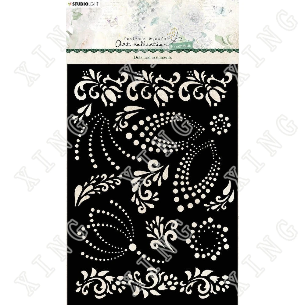 

2022 New Dots and Ornaments Essentials Layering Stencils Painting Scrapbook Coloring Embossing Album Decorative Template