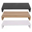 Деревянная подставка, настольный органайзер для ЖК-монитора, телевизора, подставка для дисплея, 3 цвета