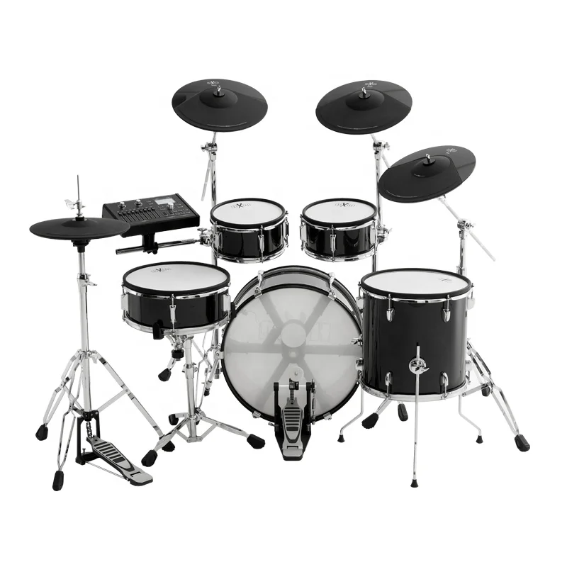 

HXM Electronic drum Guaranteed High Quality 9-piece Mesh Electronic drum set