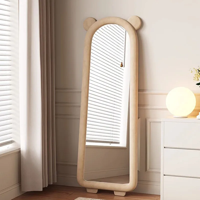 

Art Salon Standing Decorative Mirrors Floor Design Cute Frame Gift Girl Mirrors Frame Craft Specchio Da Terra Home Decorations