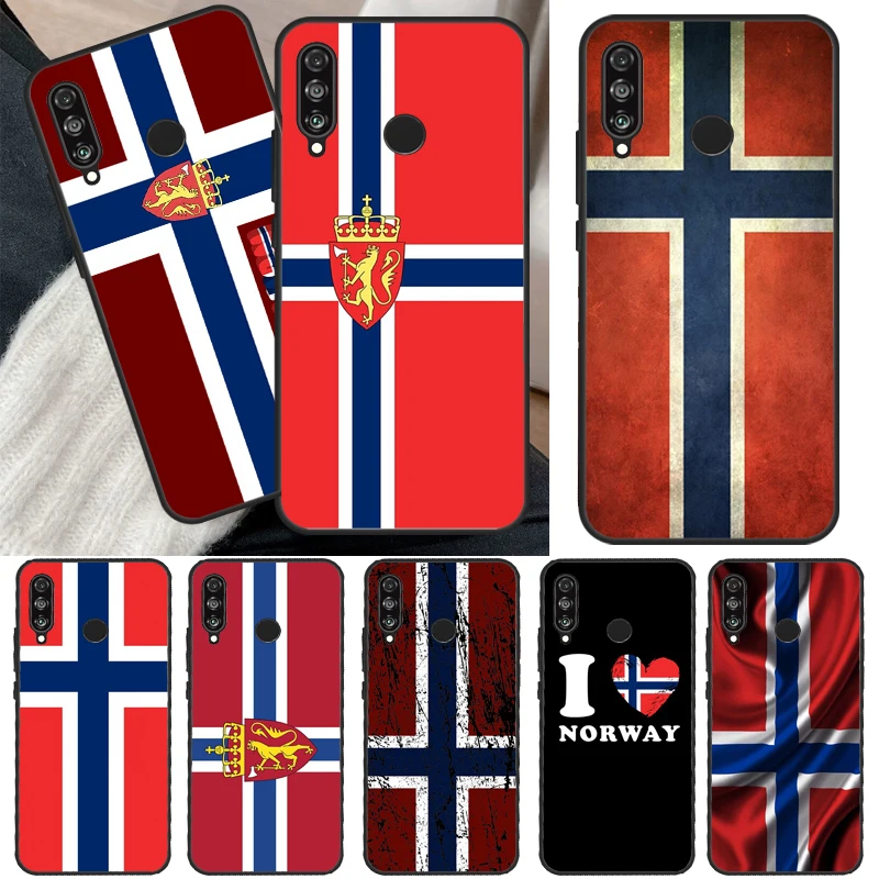Чехол с флагом Норвегии для Huawei P30 Pro P60 P40 P Smart Nova 9 5T Honor X8 X7a X9a 50 70 90 Magic 5 Lite