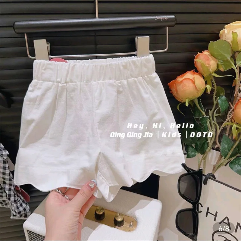 Одежда для девочек insWind летний костюм детский клетчатый Топ без рукавов и шорты