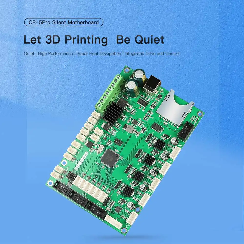 

Оригинальная Бесшумная материнская плата CREALITY 3D Printer CR-5 Pro V2.5.1