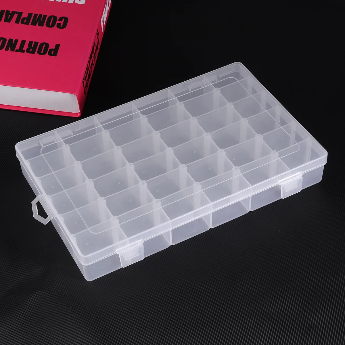 

Organizer Box Storage Jewelry Bead Craft Tackle Containers Dividers Boxes Beads Clear Adjustable Organizers Case Tray