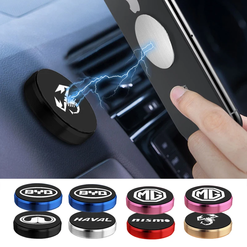 

Car Phone Holder Magnet Navigation Mounting Bracket for Nismo Logo Emblem R34 Nissan Tiida Sylphy Teana Note X-trail 1 2 Qashqa