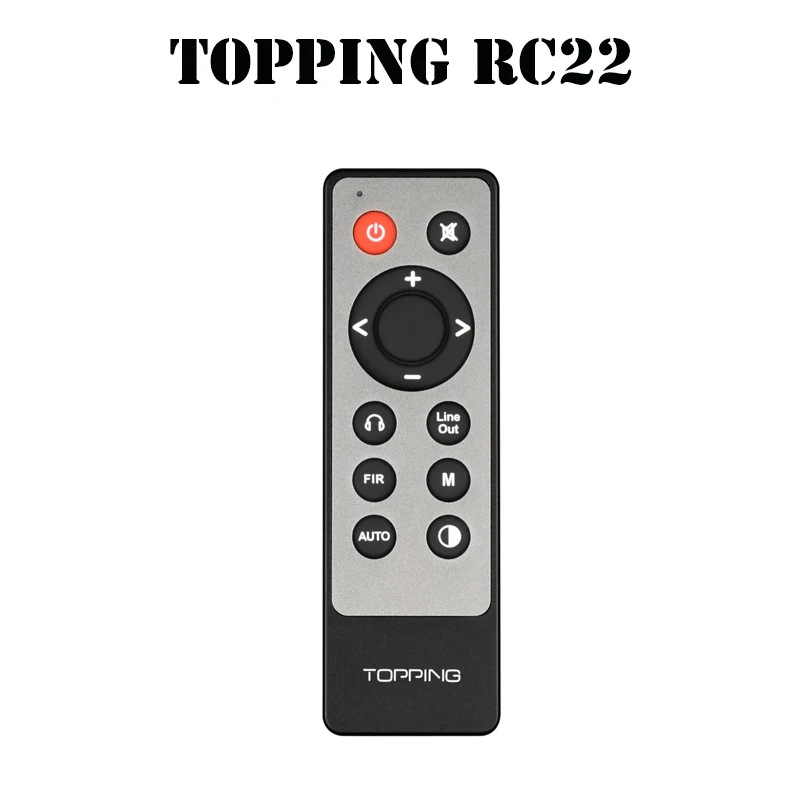 

Пульт дистанционного управления TOPPING RC22 для TOPPING DX3 PRO +/EX5/D90SE/D70S/E30/E50/D50S/D30 PRO