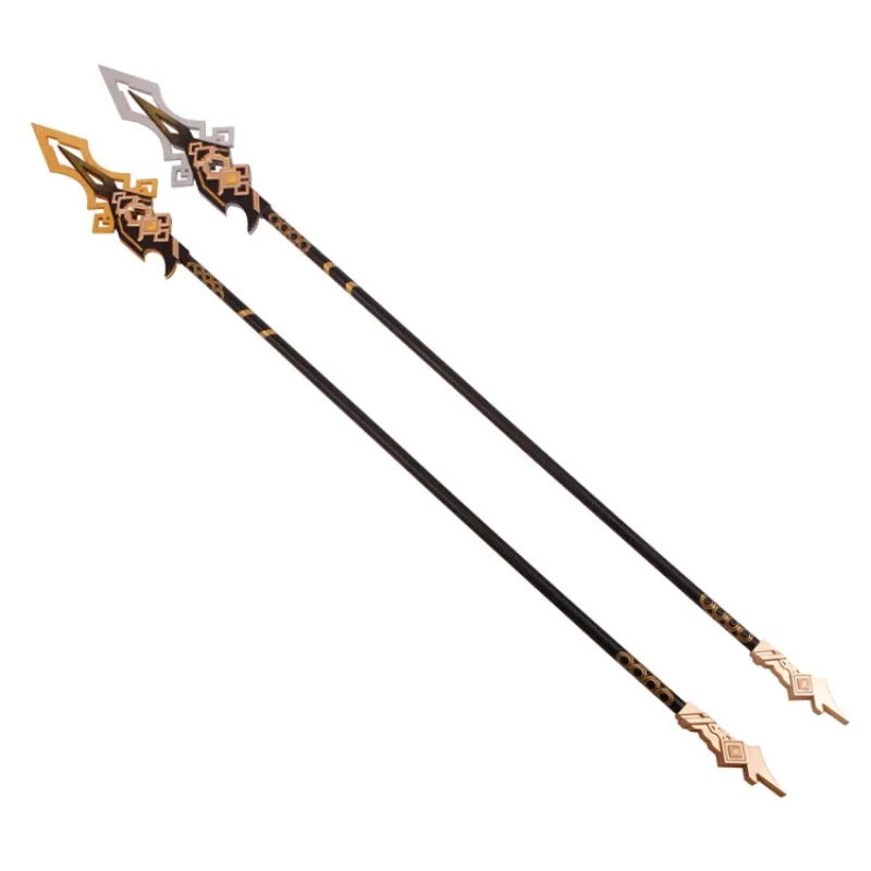 Игровой реквизит для косплея Genshin Impact Zhongli/zhong Li Vortex Vanquisher копье оружие Хэллоуин