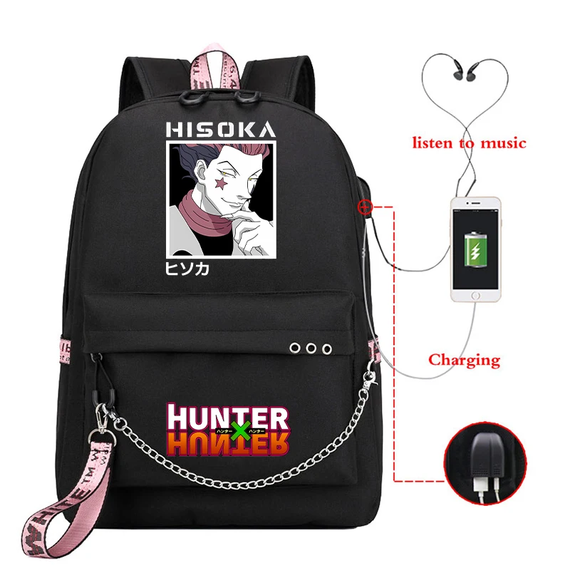 

Рюкзак для ноутбука Hunter X Hunter Hisoka Morow для девочек, школьный ранец для подростков HxH Gon Hisoka
