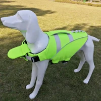 1pcs pet supplies dog life jacket nylon breathable medium and large dog summer swimming reflective swimsuit