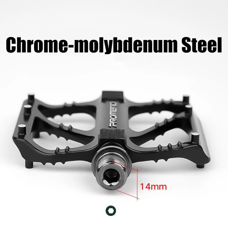 Велосипедные педали PROMEND легкий подшипник из углеродного волокна плоская педаль