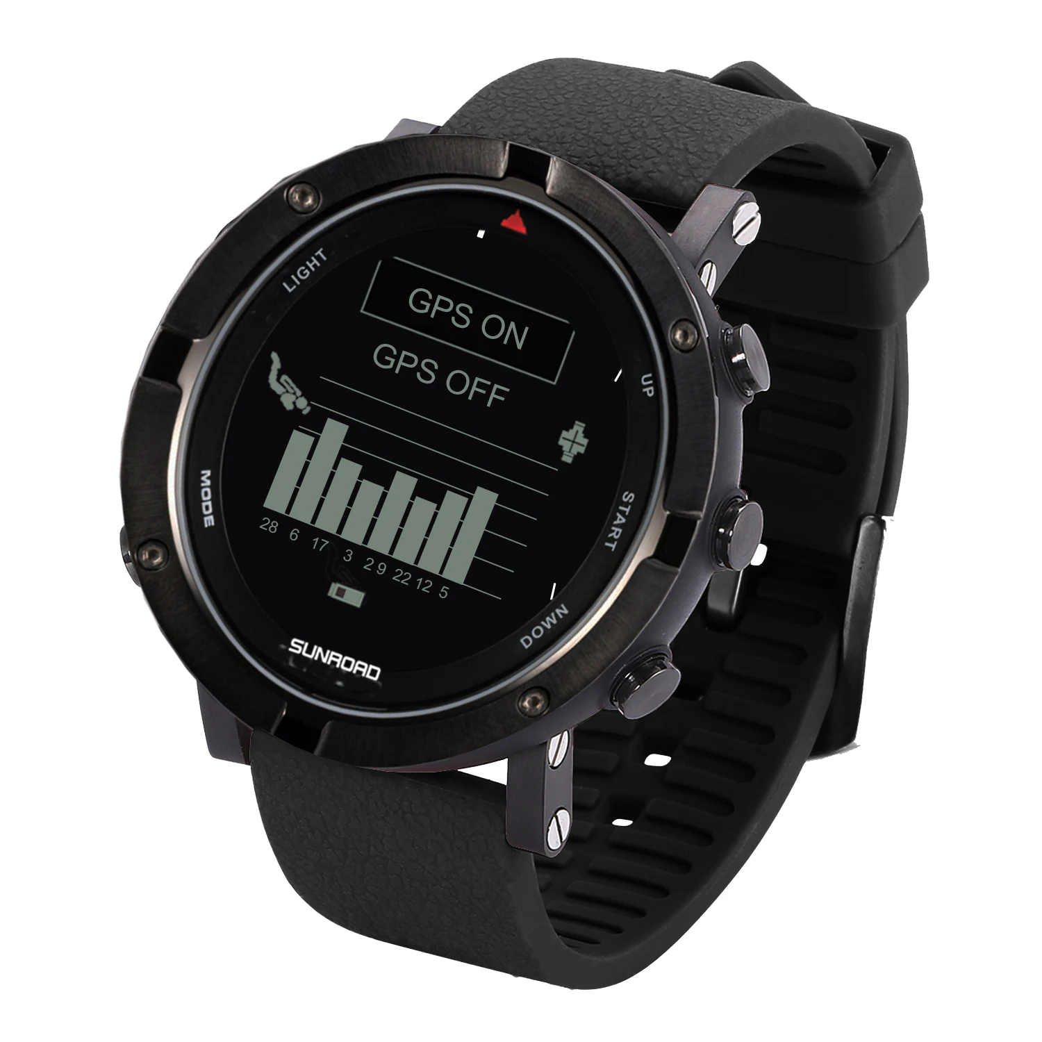 

Outdoor multi-function GPS positioning air pressure altitude sports digital watch