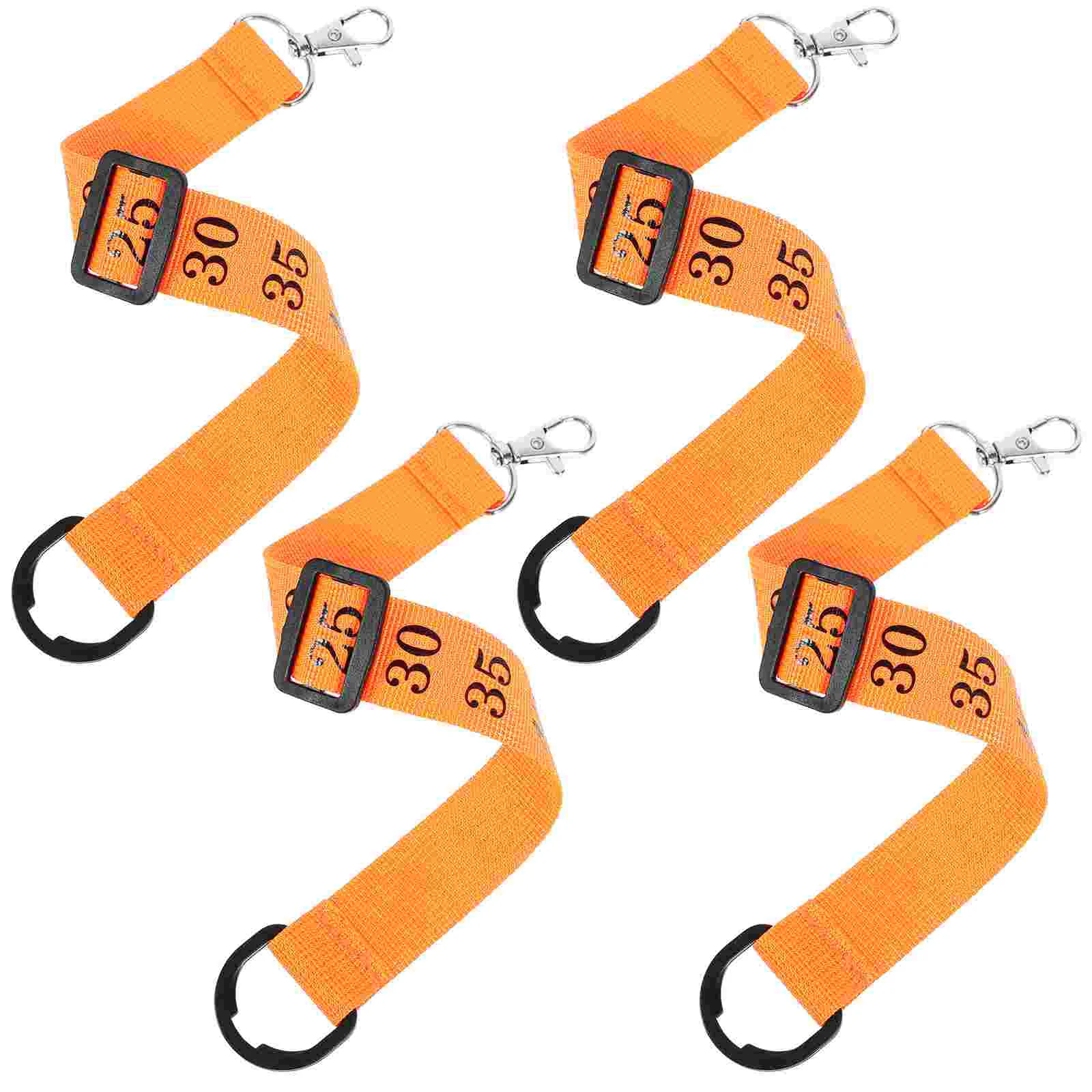 

4 Pcs Football Referee Gear Chain Clip Wrist Soccer Training Aids Accessories Number Sliding Side Men's