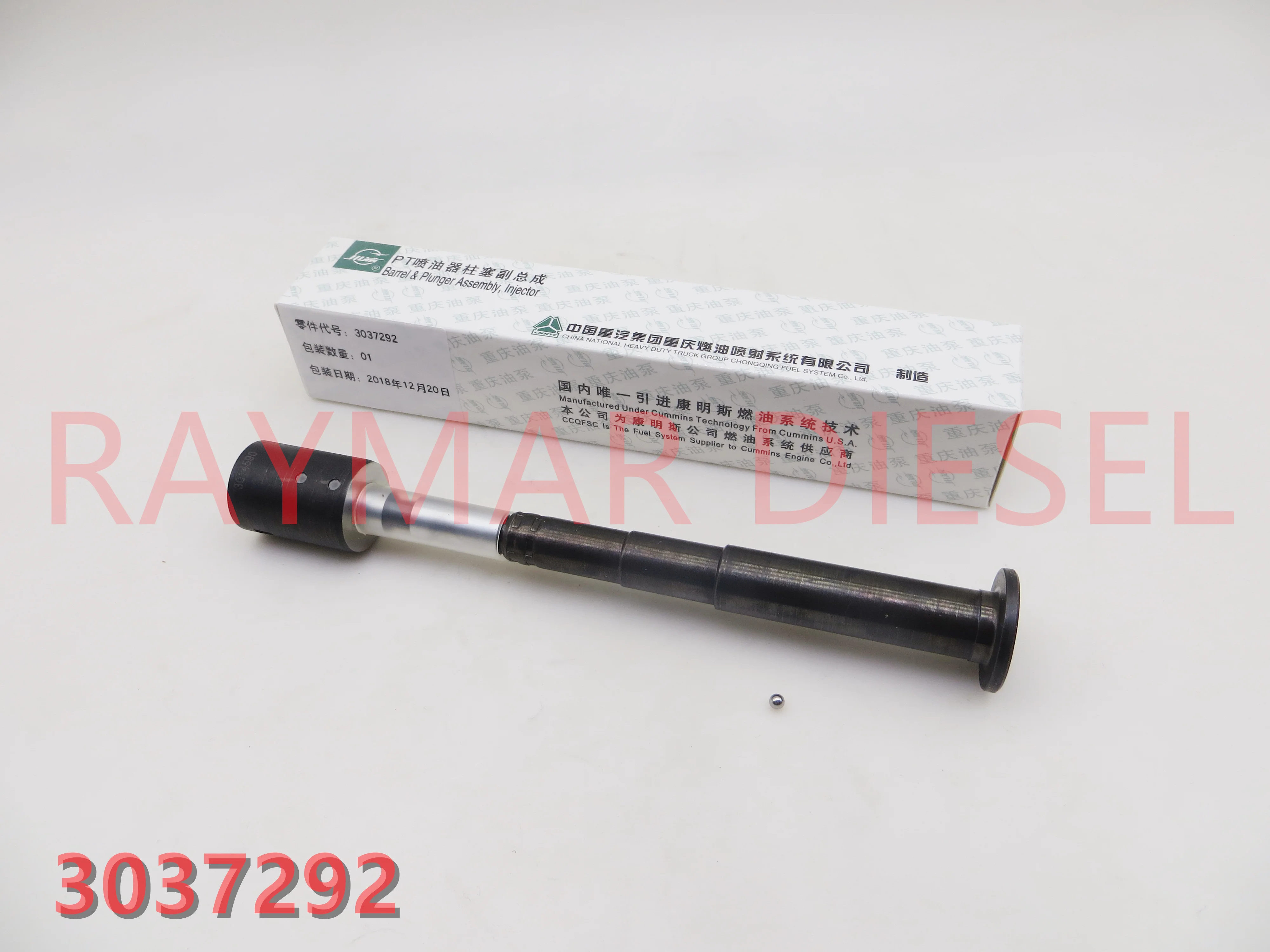 

GENUINE AND BRAND NEW INJECTOR BARREL PLUNGER 3037292 FOR KTA-19 ENGINE