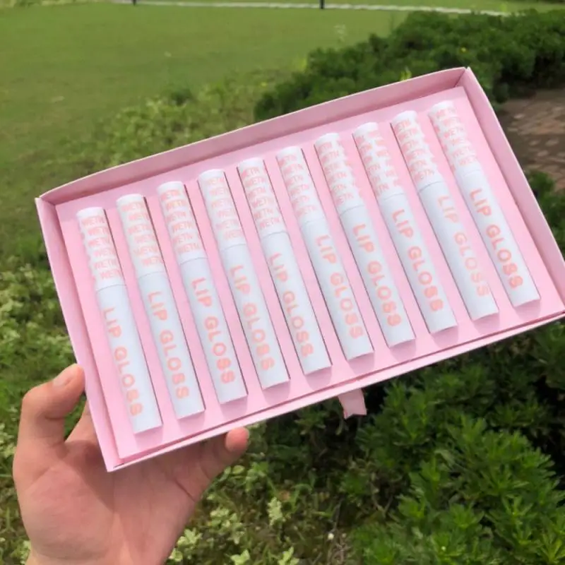 

10pcs Lipstick Matte Velvet Lasting Cigarette Tube Lip Glaze Set Makeup Nonstick Cup Beauty Korean Cosmetics Maquillaje TSLM1