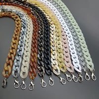60110cm bag strap bag decor shoulder chain resin chain beige acrylic resin chain bag acrylic resin chain ink beige chain