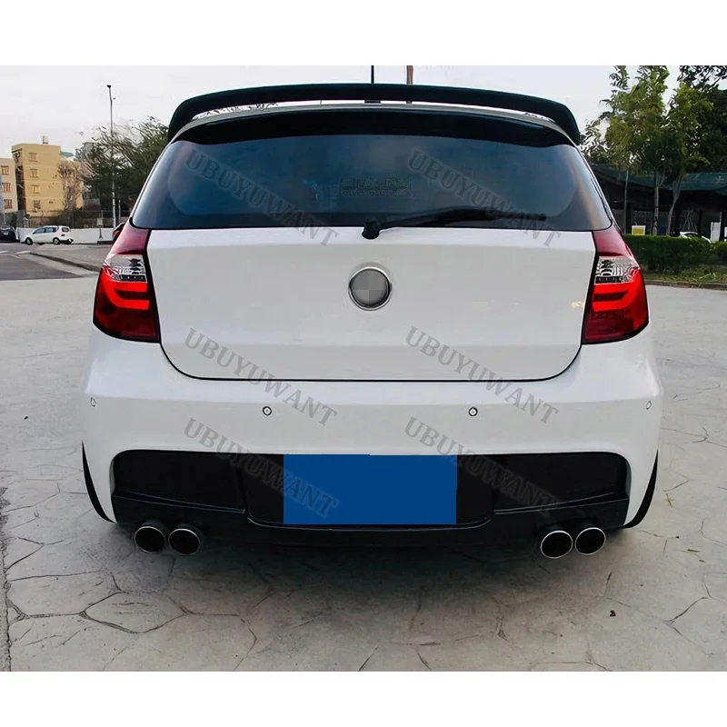 Фото Для BMW 1 серии E81 E87 120i 118i 116i 2004-2012: задний спойлер из карбона, крыло для автомобиля №4