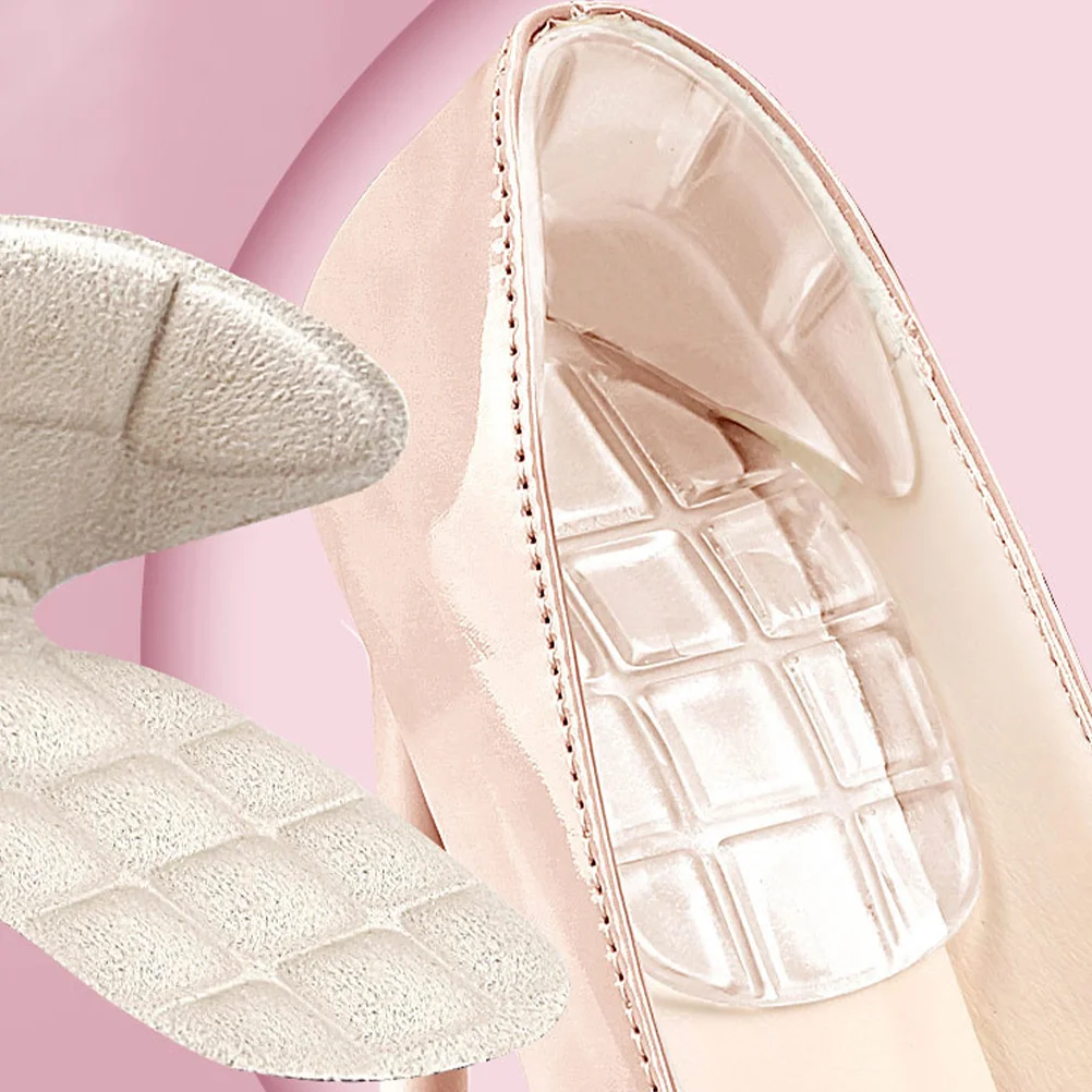 

3 Pairs Heel Pads Foot Cushions High Heels Anti-slip Insole Adhesive 2 1 Comfort
