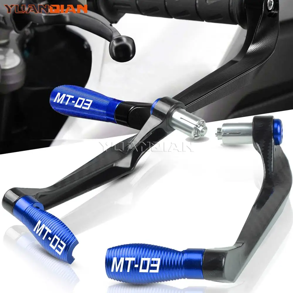

For YAMAHA MT-03 MT03 MT 03 2005- 2021 2022 2023 Motorcycle Handlebar Grips Guard Brake Clutch Levers Handle Bar Guard Protector