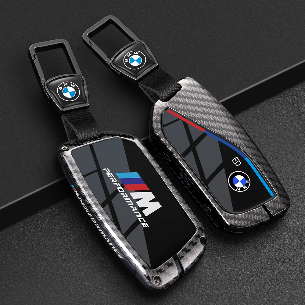 Чехол-накладка из сплава и ТПУ для автомобильного ключа BMW 7 серии G70 G09 XM U06 G81 M3 I7 X7 G07 LCI IX I20 X1 U11 (art.: 3920da930b65f) - 3920da930b65f