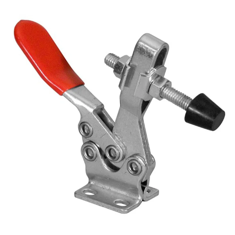 Быстросъемный горизонтальный рычажный зажим резиновый наконечник-удерживающий
