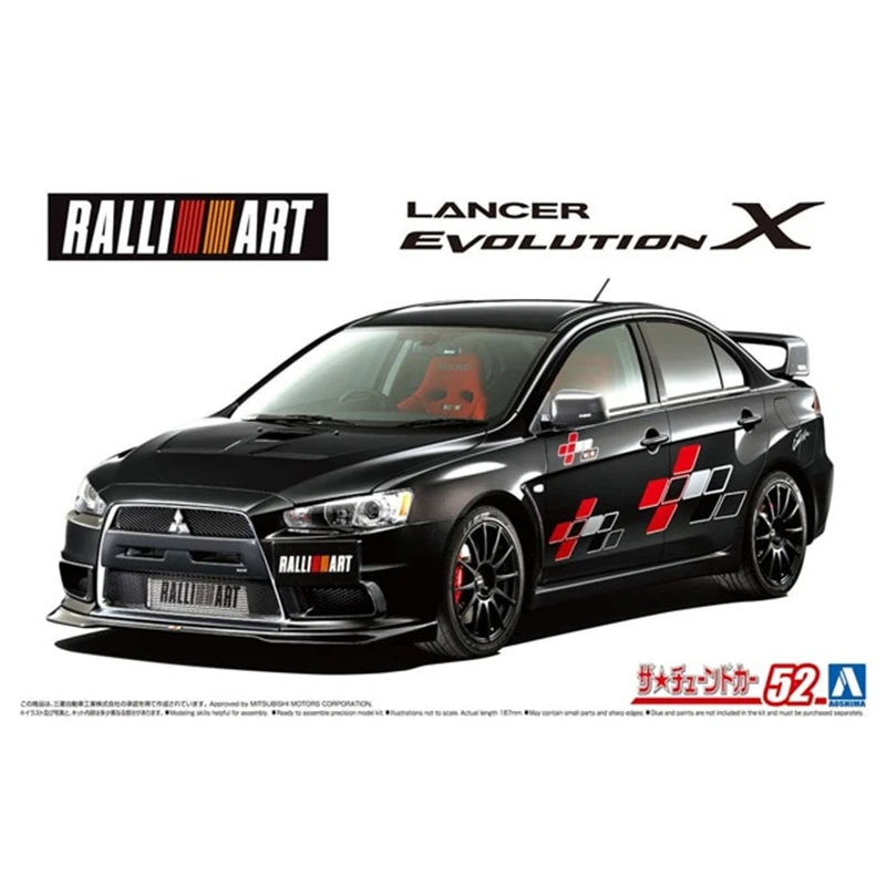 

Набор для сборки автомобилей Qingdao Club 1/24 RALLIART LANCER EVOLUTION X '07