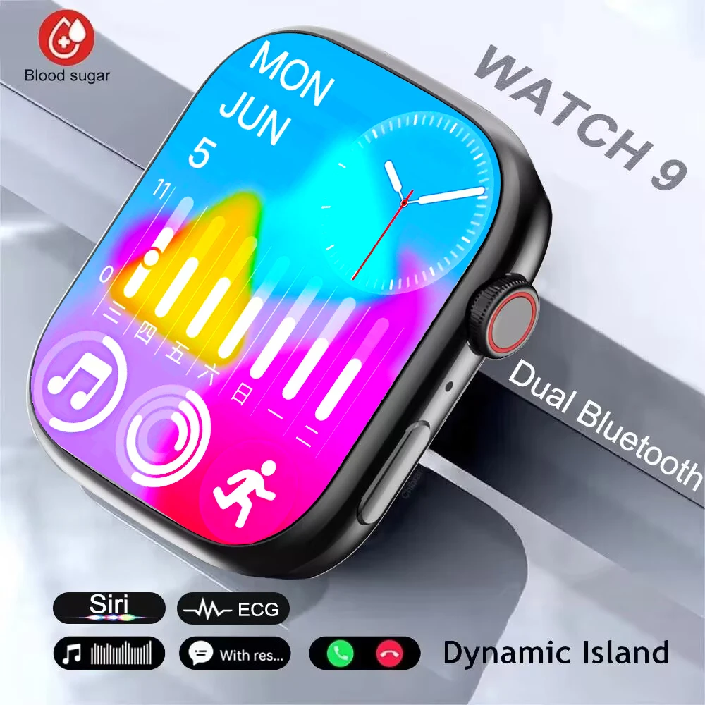 

2023 New Bluetooth Call Watch 9 Pro Max Smart Watch Men ECG+PPG GPS Tracker Blood Pressure Heart Rate Sports Smartwatch For IOS