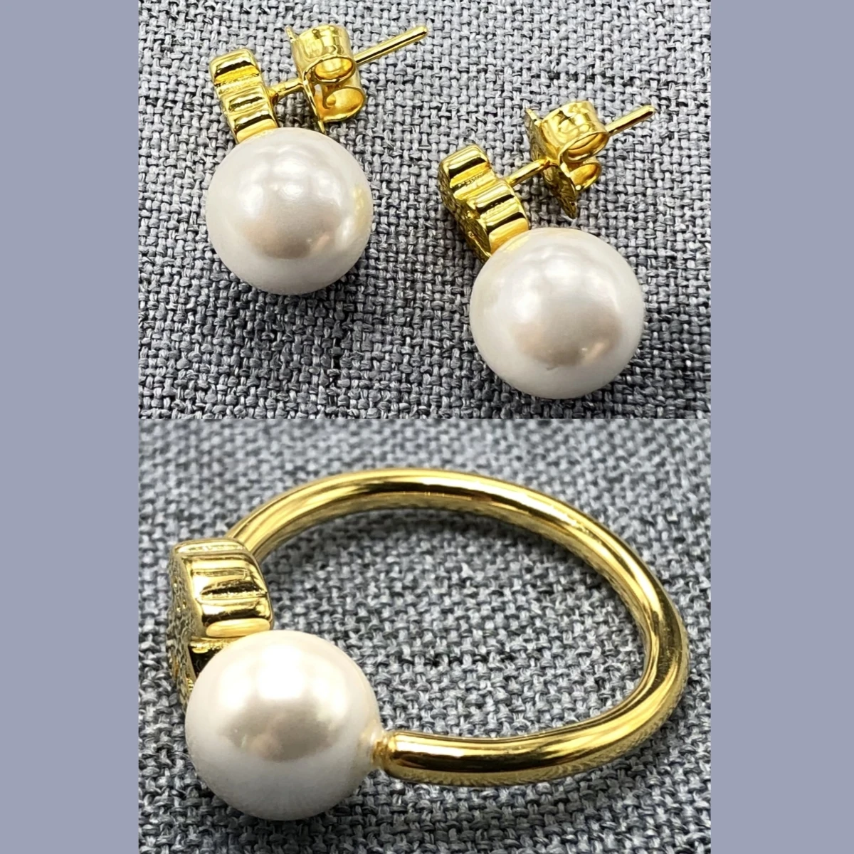

Women's jewelry. Ring. Pendant. Spanish bear jewelry, jewelry. Gifts. Free of postage. Fashion. Pearl. Open ring. Gold